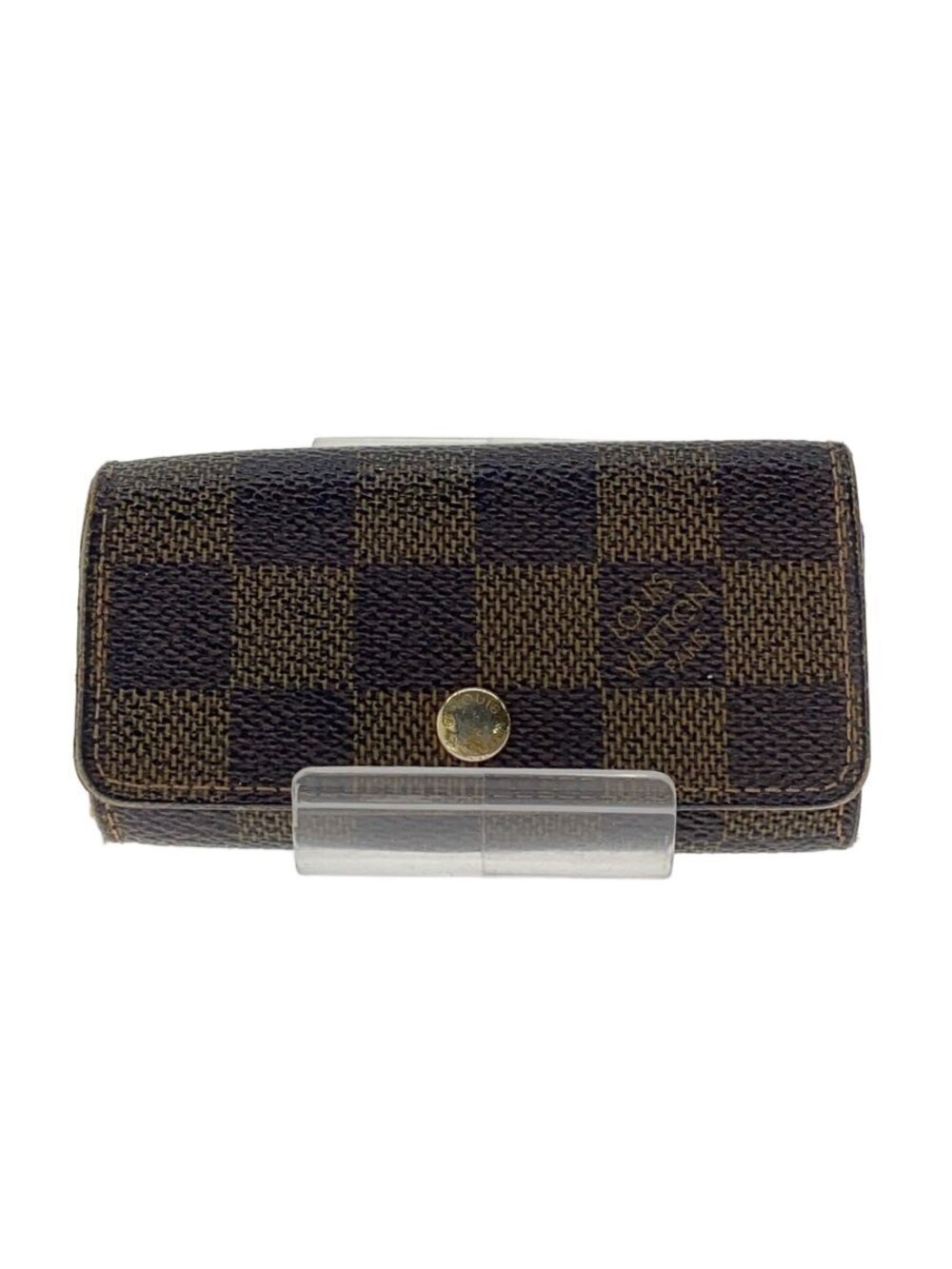 LOUIS VUITTON Multicles Ebene Brown Leather Brown All over